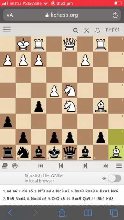 The perfect game 👌🤩. 0 Blunders, 7 brilliancies (On Lichess!!! 😎😎) and 4 gained wins. Use This game as inspiration to reach 5000 elo 🌽🌽