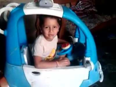 Aron and his car with turbo