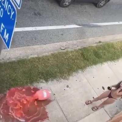 HMC while I get a drink from strangers one story above me