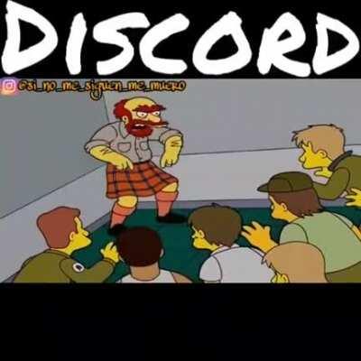 Muchos maricones en discord gente, asegúrese
