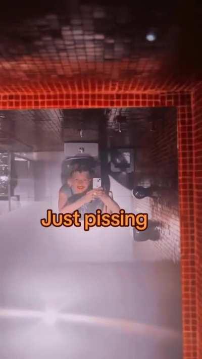 Just pissing
