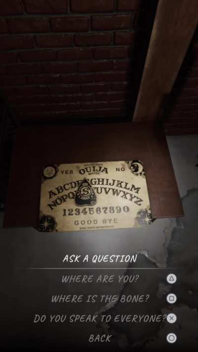 She was in fact, in the basement