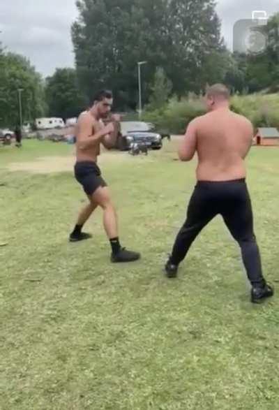 Travelling boxing bag gets splattered by another traveller(from fb)