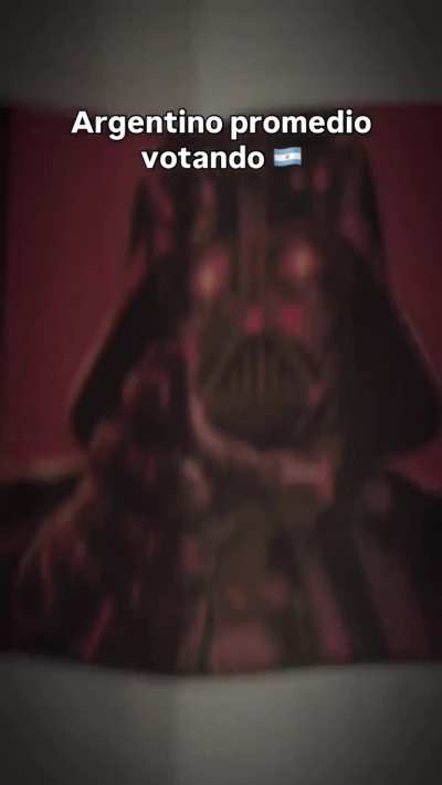 Benderiano yendo a votar