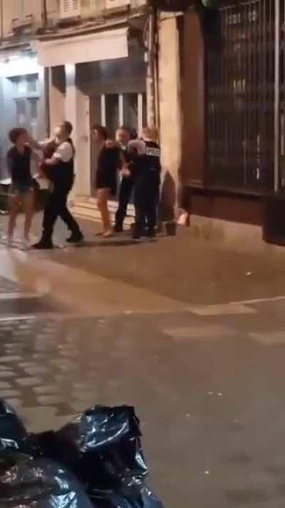 Don't spit on the police next time