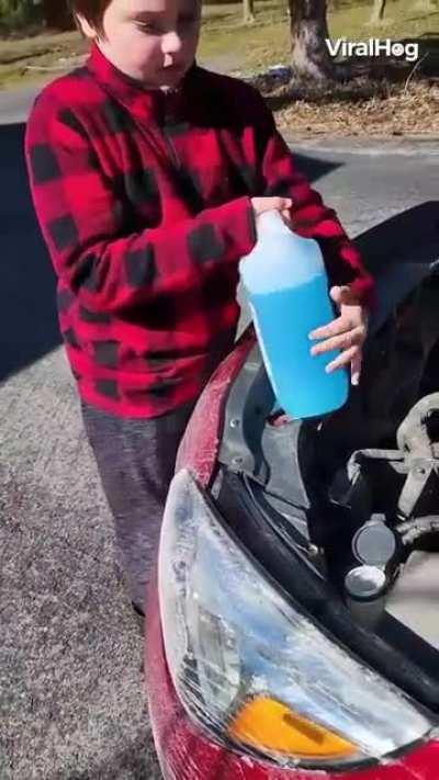 He needs a little practice, but he's on the right track 😁