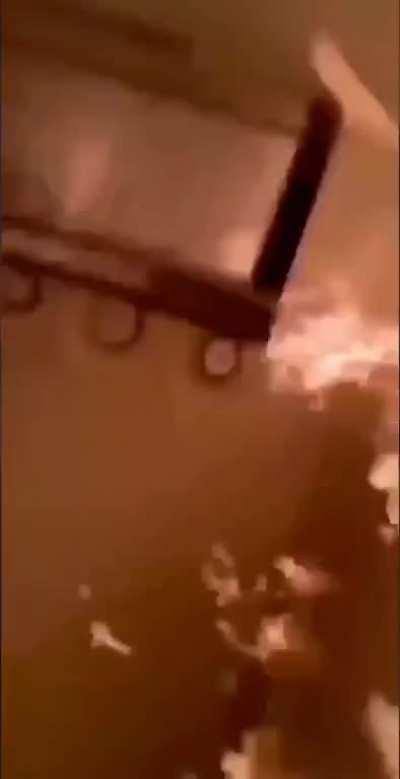 Flaming hands, awesome idea.