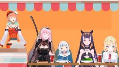 They’re clapping, but their hands aren’t moving... hmm