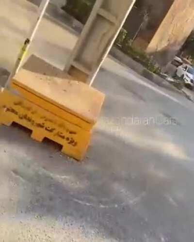 Trying to stop it from rolling over like this!