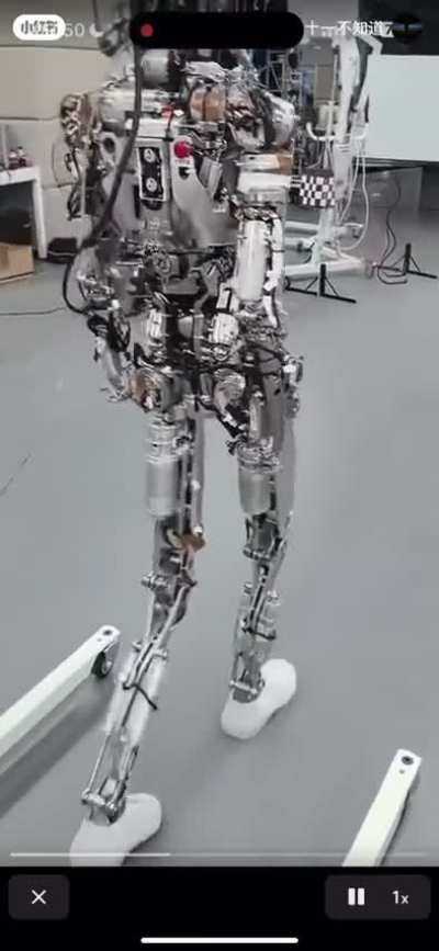 Xpeng Iron humanoid robot without the exterior skin