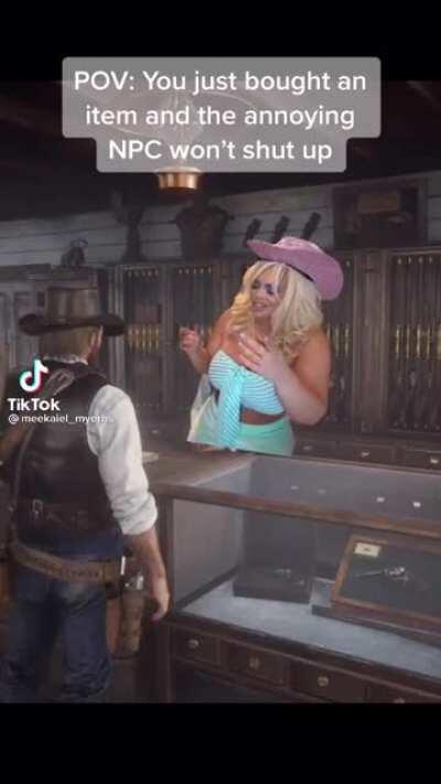 Trisha’s cameo in Red Dead (credit to meekaiel_myerhs)