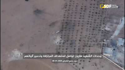 Kurdish drone attacks against Turkish backed forces