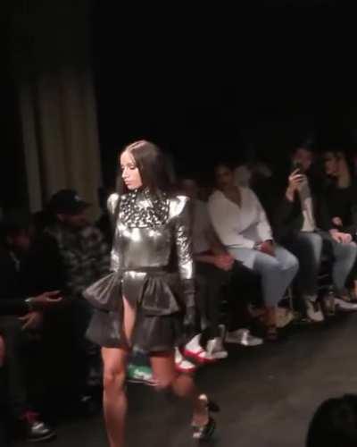 Mercedes Varnado walks the runway in New York Fashion Week!