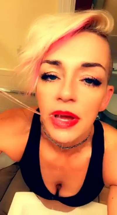 I drool even more when I’m sucking something