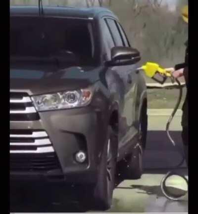 I love how they even consider telling her but keep filming