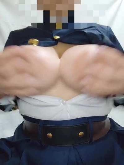 Big tits Nobara cosplayer