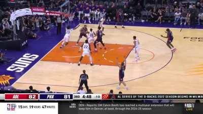 [Highlight] Mitch McCarron of the Adelaide 36ers loses Cam Johnson and Mikal Bridges with a no look over the back pass