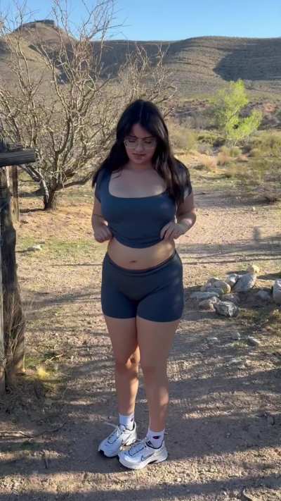 I love to show my big tits in public