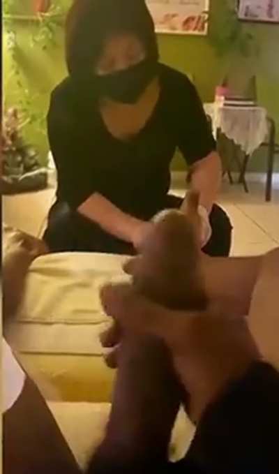 making naughty in my massage session