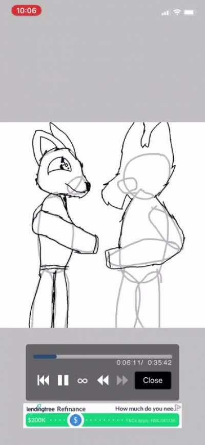 Time lapse of me drawing my fursonas together! 🏳️‍🌈🏳️‍🌈🏳️‍🌈