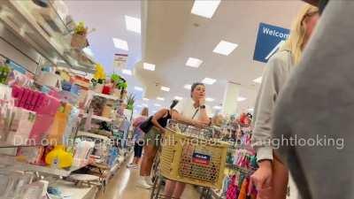 Milf goes to home goods ends up at Mexican meat market. Follow me on Instagram and Twitter