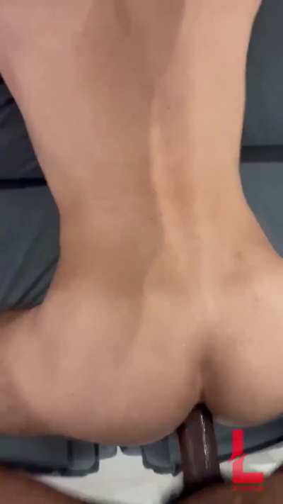 Bottom takes off top's condom