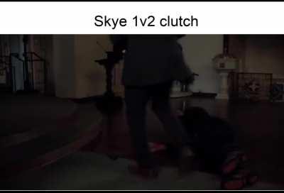 Mods please don't remove this sick 1v2 Skye clutch.