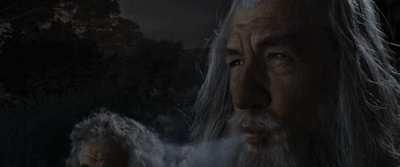 Is Gandalf smoking Marijuana?