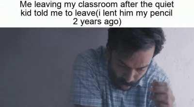 i need my pencil back