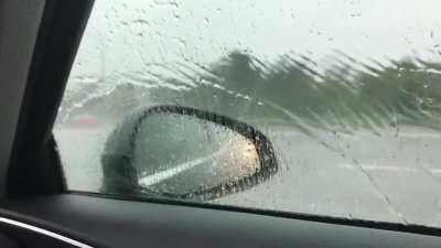 Audi designed their mirrors to direct air to blow water off the glass