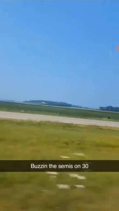 This guy dusts the fields in my area. He's an absolutely mad man. I've seen him do some crazy shit, but this takes the cake.