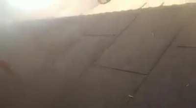 A week ago, a mob in Vishalgadh, Kolhapur, Maharashtra (can be identified by clothes), launched rocket crackers at the Dargah gate of Hazrat Malik Rehan while shouting "Jai Shri Ram." These rioters were celebrating Mahashivratri on that specific day by la