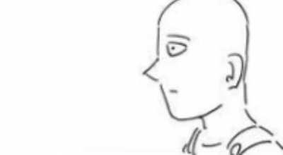 Sitama vs awakened Garou from the web comic Low Tier God edition