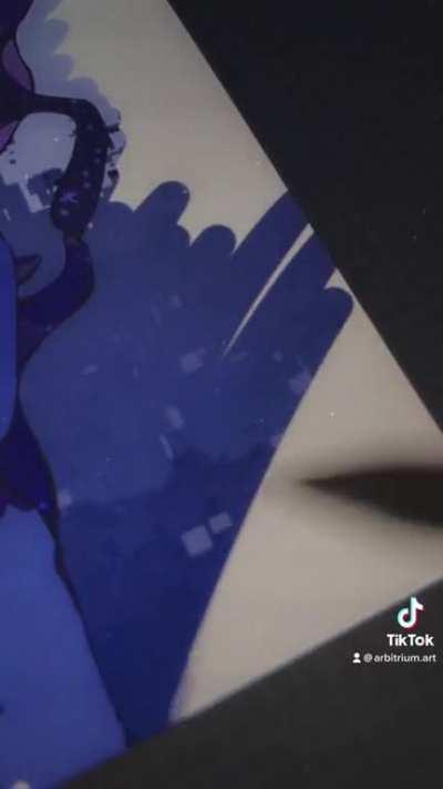 This is my first time editing my art into a short clip.