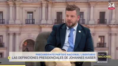 Johannes Kaiser en Estado Nacional, pone en duda la vacunación en recién nacidos con argumentos antivacunas