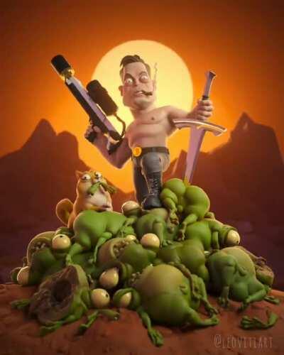 The battle of S3XY! (Art from @leovitiart, not me)