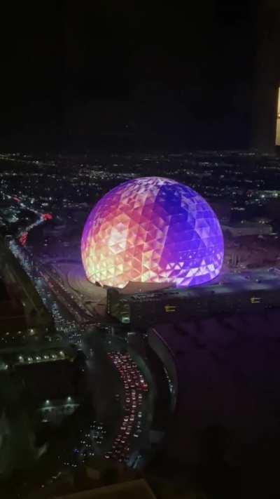 MSG Sphere on 4th of July
