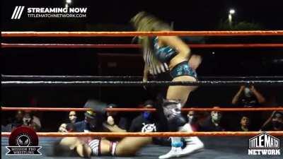 Roxanne loses after suffering a wedgie