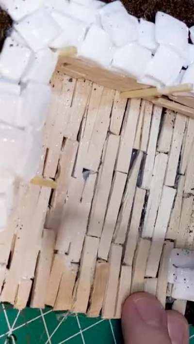 Saw this and thought it fit in. Mini trench warfare