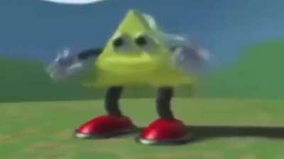 Put any tf2 music over the dancing triangle trust me you won’t regret it ;)