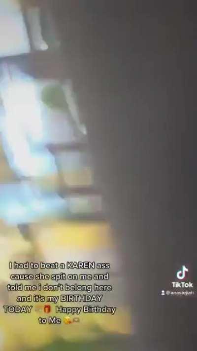 Ahhh hell no! That boomer deserved what she got