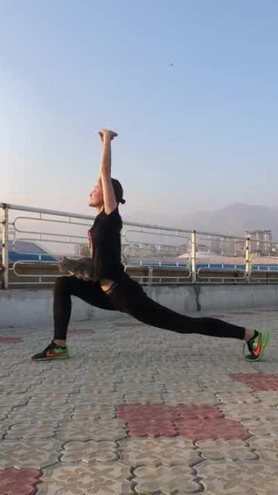 I just met this kitten the stadium I work out at. [OC]