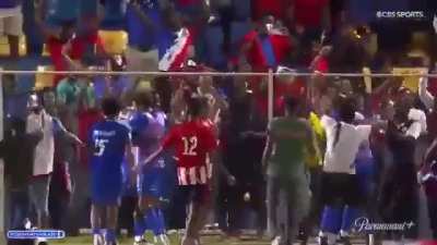 Haiti, who have not played a game at home in four years due to gang violence, find out they have qualified for their first World Cup since 1974