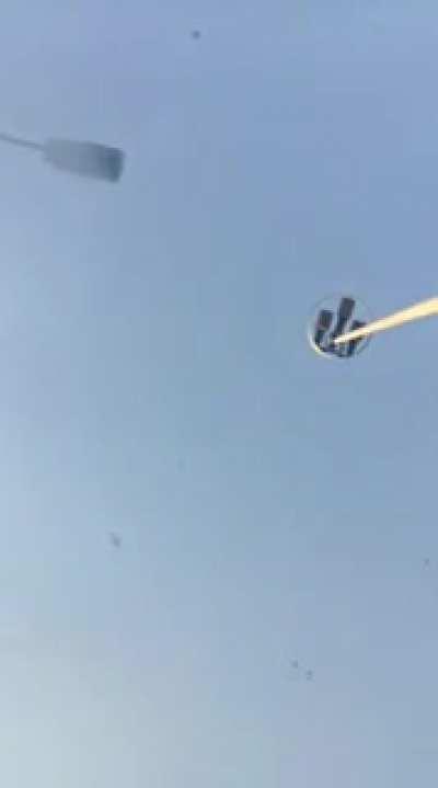 Guys use a lighter in a car full of laughing gas and set on fire