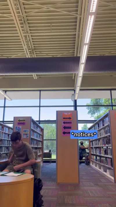 Foolish TikToker blasts an airhorn in a library as a 