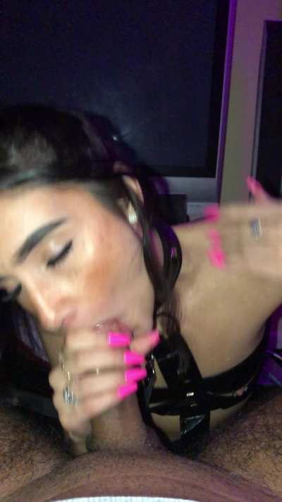 Big Dick Slopy Blowjob