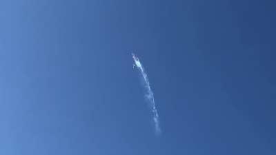 Shocked to see the F35 deploy flares at the PacifIc Airshow in Ca.