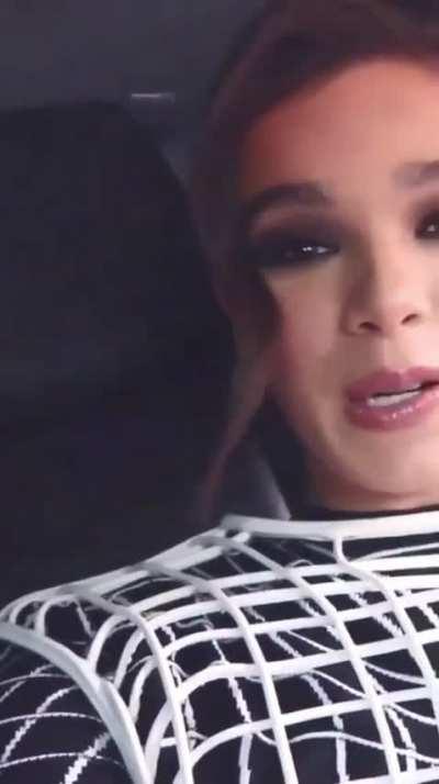 Hailee heading to the “Bumblebee” premiere in Los Angeles | IG February 2019