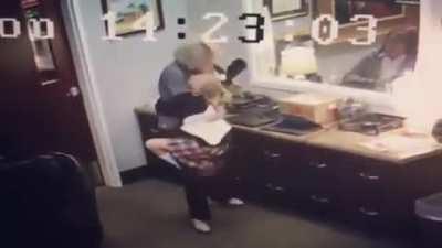 Security Cam Catches The Moment A Young Girl Finds Out She’s Going To Be Adopted