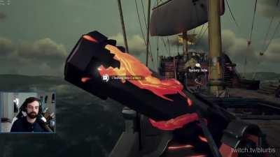 I somehow managed to deckshot on enemy ship then deckshot right back to my ship!